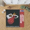 Miami Heat NBA Basketball Floor Rug