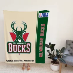 Milwaukee Bucks NBA Basketball Fleece Blanket