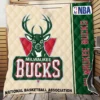 Milwaukee Bucks NBA Basketball Quilt Blanket