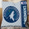 Minnesota Timberwolves NBA Basketball Quilt Blanket