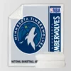 Minnesota Timberwolves NBA Basketball Sherpa Fleece Blanket