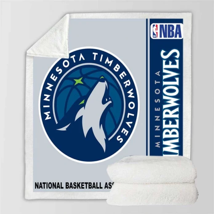 Minnesota Timberwolves NBA Basketball Sherpa Fleece Blanket