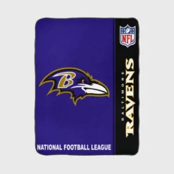 NFL Baltimore Ravens Throw Fleece Blanket 1