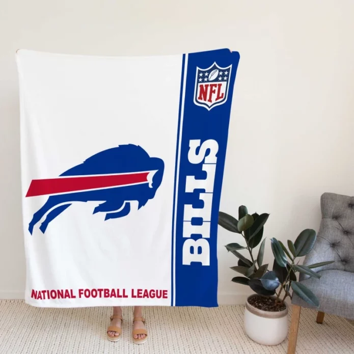 NFL Buffalo Bills Throw Fleece Blanket 1