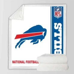 NFL Buffalo Bills Throw Sherpa Fleece Blanket
