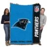 NFL Carolina Panthers Woven Blanket