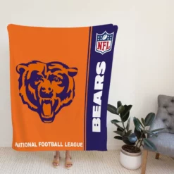 NFL Chicago Bears Throw Fleece Blanket