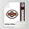 NFL Cleveland Browns Throw Sherpa Fleece Blanket