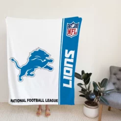 NFL Detroit Lions Throw Fleece Blanket