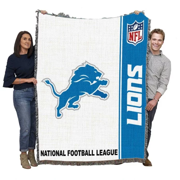 NFL Detroit Lions Woven Blanket