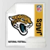 NFL Jacksonville Jaguars Throw Sherpa Fleece Blanket
