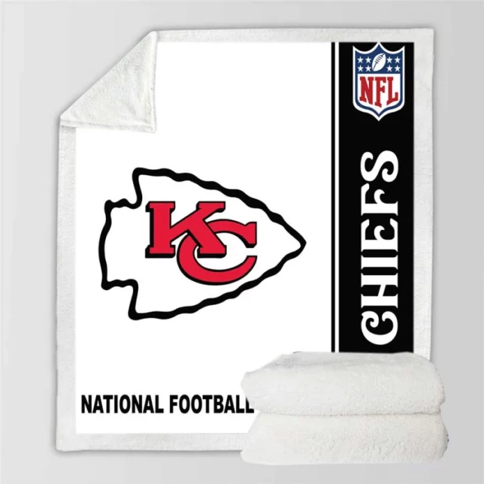 NFL Kansas City Chiefs Throw Sherpa Fleece Blanket