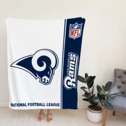 NFL Los Angeles Rams Throw Fleece Blanket