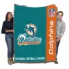 NFL Miami Dolphins Woven Blanket