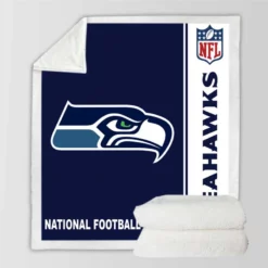 NFL Seattle Seahawks Throw Sherpa Fleece Blanket