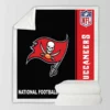 NFL Tampa Bay Buccaneers Throw Sherpa Fleece Blanket