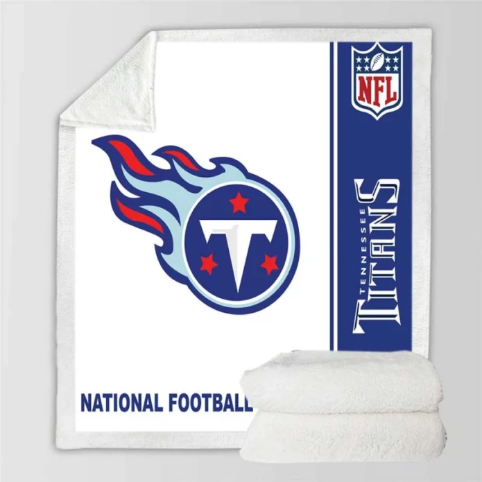 NFL Tennessee Titans Throw Sherpa Fleece Blanket