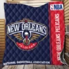 New Orleans Pelicans NBA Basketball Quilt Blanket