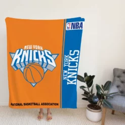 New York Knicks NBA Basketball Fleece Blanket