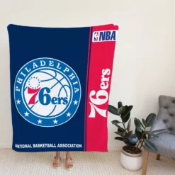 Philadelphia 76ers NBA Basketball Fleece Blanket