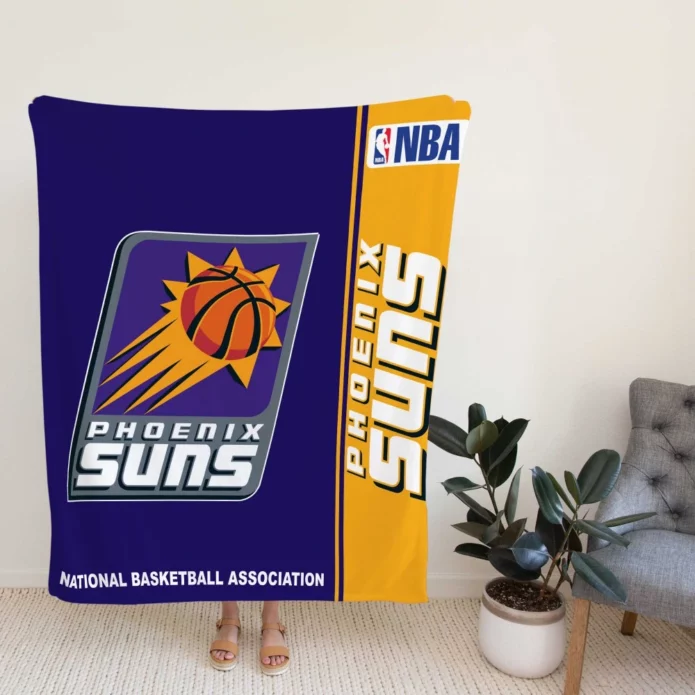 Phoenix Suns NBA Basketball Fleece Blanket