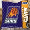 Phoenix Suns NBA Basketball Quilt Blanket