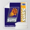 Phoenix Suns NBA Basketball Sherpa Fleece Blanket