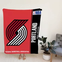Portland Trail Blazers NBA Basketball Fleece Blanket
