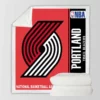 Portland Trail Blazers NBA Basketball Sherpa Fleece Blanket