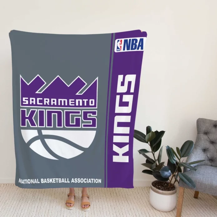 Sacramento Kings NBA Basketball Fleece Blanket