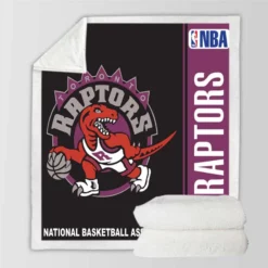 Toronto Raptors NBA Basketball Sherpa Fleece Blanket