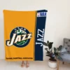 Utah Jazz NBA Basketball Fleece Blanket