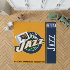 Utah Jazz NBA Basketball Floor Rug