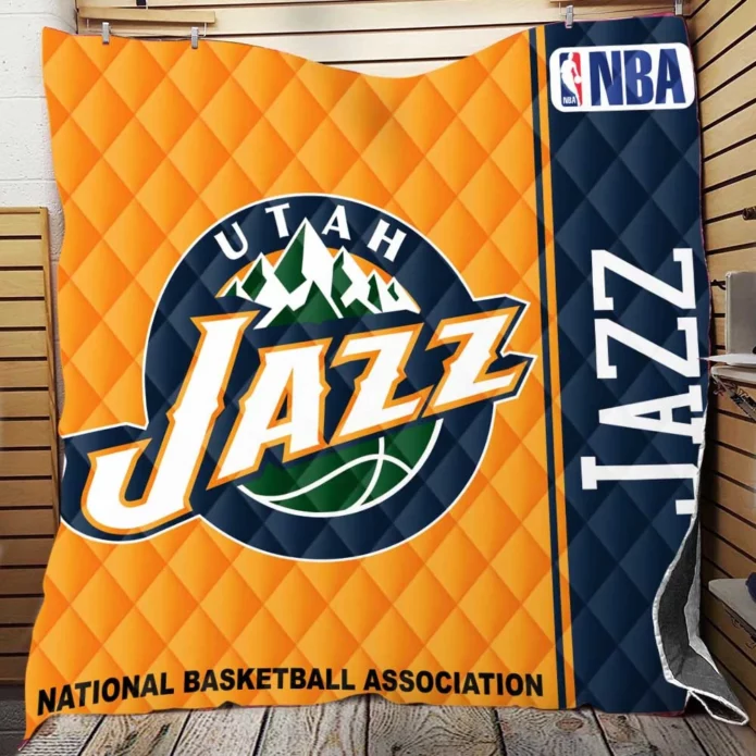 Utah Jazz NBA Basketball Quilt Blanket