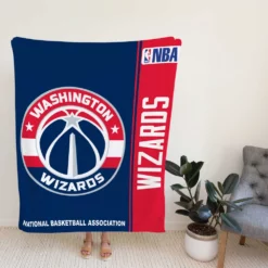 Washington Wizards NBA Basketball Fleece Blanket