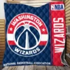 Washington Wizards NBA Basketball Quilt Blanket