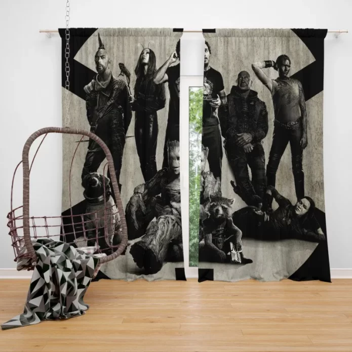 Galaxy Protectors Guardians of the Stars Window Curtain
