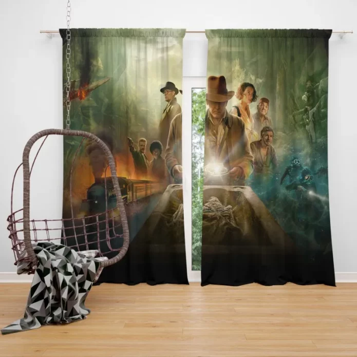 Indiana Jones And The Dial Of Destiny Ancient Secrets Window Curtain
