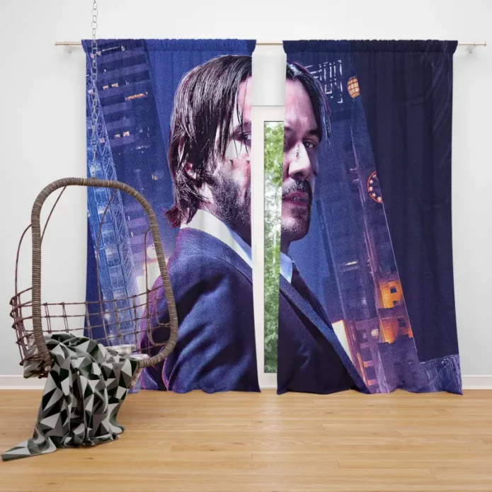 John Wick Chapter 4 Deadly Alliance Window Curtain