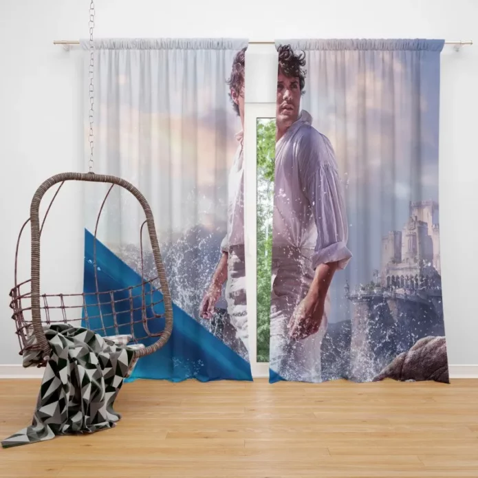 Jonah HauerKing The Little Mermaids Prince Window Curtain