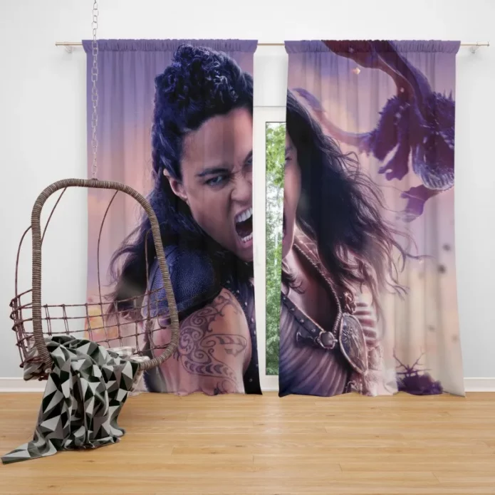 Michelle Rodriguez Dungeons And Dragons Femme Fatale Window Curtain