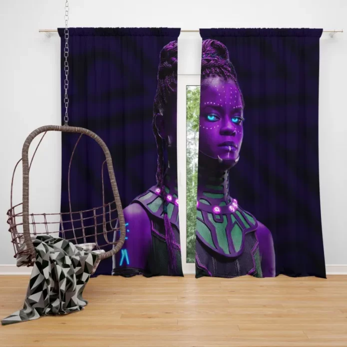 Shuri Wakanda Forevers Tech Genius Window Curtain