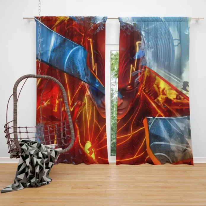 The Fastest Man Alive The Flashs Speedster Chronicles Window Curtain