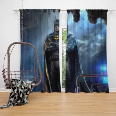 The Flash Movie Batcaves Secret Window Curtain
