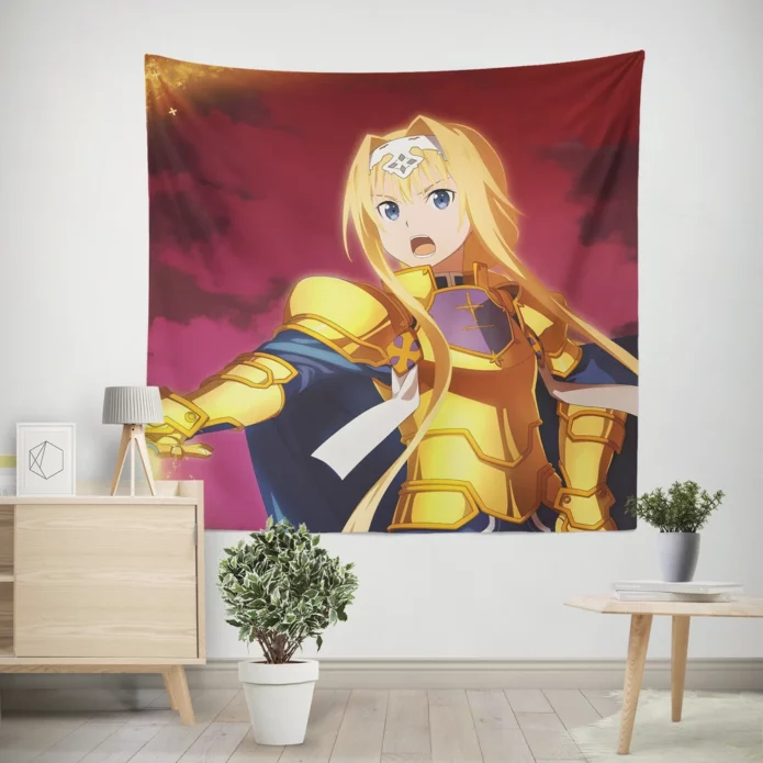 Alice Zuberg Sword Art Online Heroine Anime Wall Tapestry
