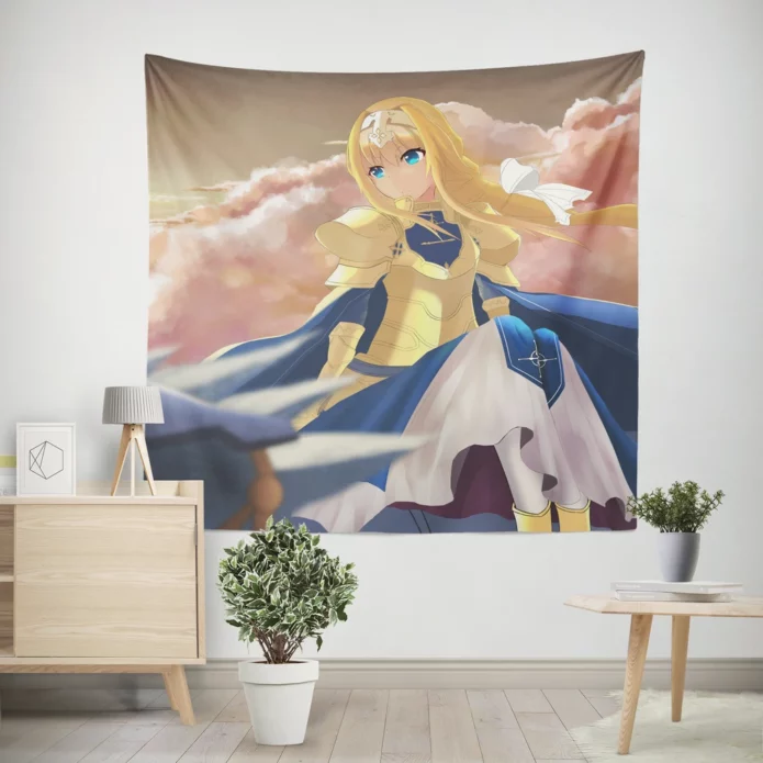 Alicization Alice Sao Heroine Anime Wall Tapestry