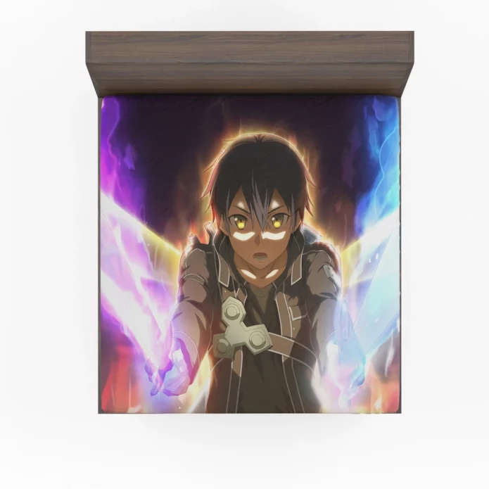 Alicization Rising Kirito VR Adventure Anime Fitted Sheet