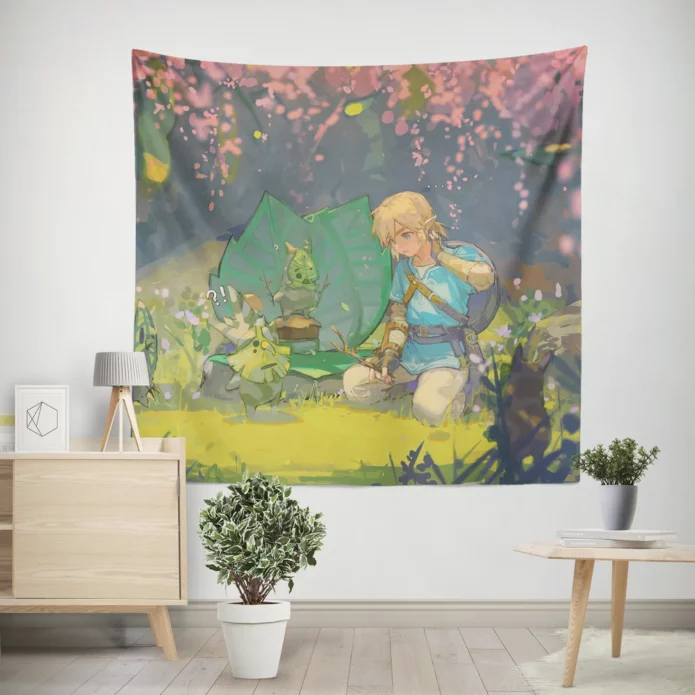 Anime Breath of the Wild Link Odyssey Wall Tapestry