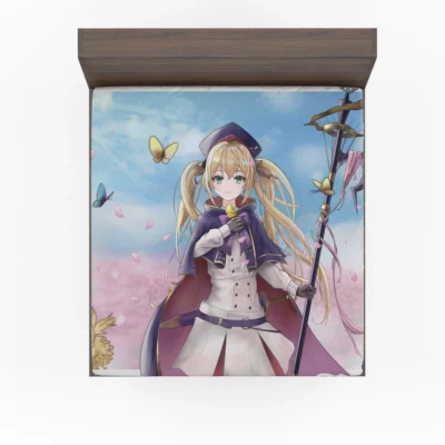 Artoria Caster Staff Fate Grand Order Chronicles Anime Fitted Sheet