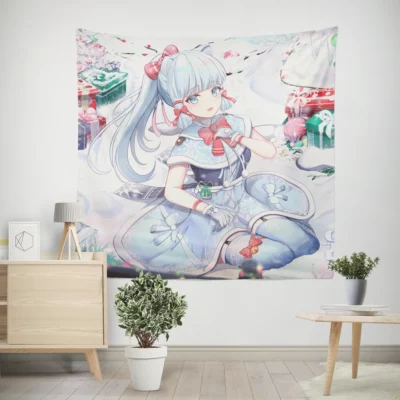 Ayaka Genshin Chilled Swordswoman Anime Wall Tapestry